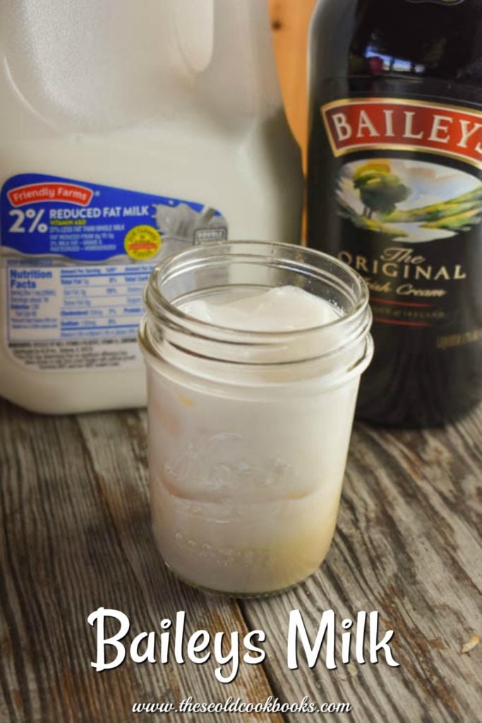 Baileys on the rocks is a little too strong for my taste, so on a whim I asked for some milk to mix with the Baileys. Low and behold, this became an instant favorite.  The milk sweetens up the flavor of the Irish whiskey, and the cold mixture goes down smooth.