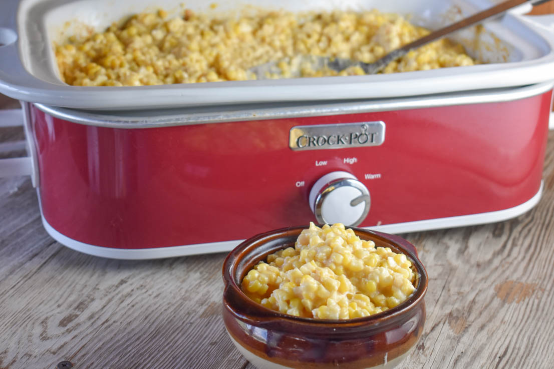 Crock Pot Cheesy Corn – A Slow Cooker Cheesy Corn with Cream Cheese