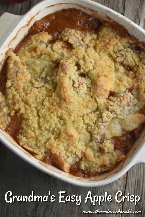 This Easy Apple Crisp comes straight from grandma's recipe box. It is easy to make and always a hit.