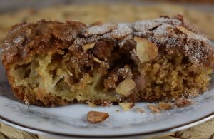 Old Fashioned Rhubarb Coffee Cake recipe features a homemade rhubarb cake with a cinnamon sugar topping.  This will quickly become one of your favorite coffee cake recipes.