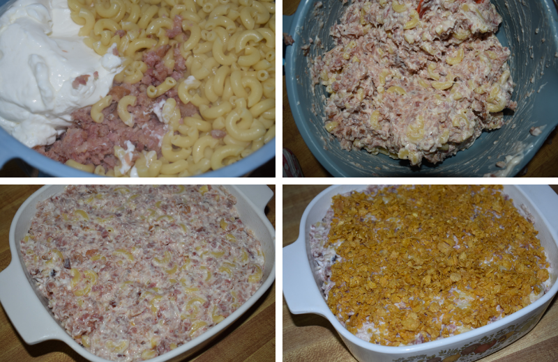 Leftover Ham and Noodle Casserole is the perfect way to use up leftover baked ham. With only 5 simple ingredients, it won't break the bank, and the ingredients are probably already in your pantry.