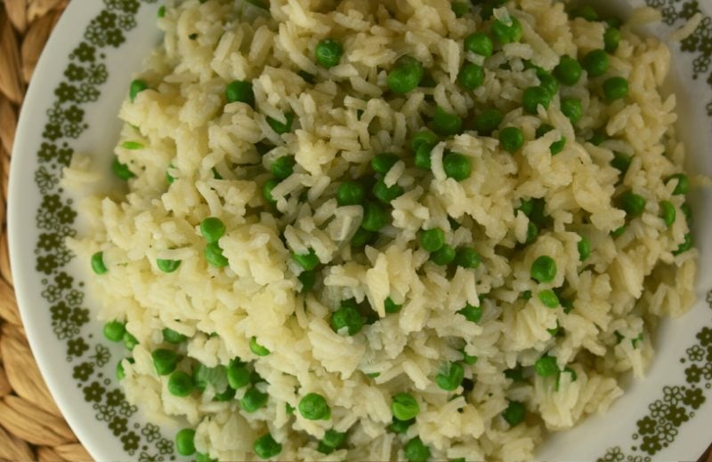 Easy Rice Pilaf with Peas – A Rice Pilaf with Vegetables Recipe