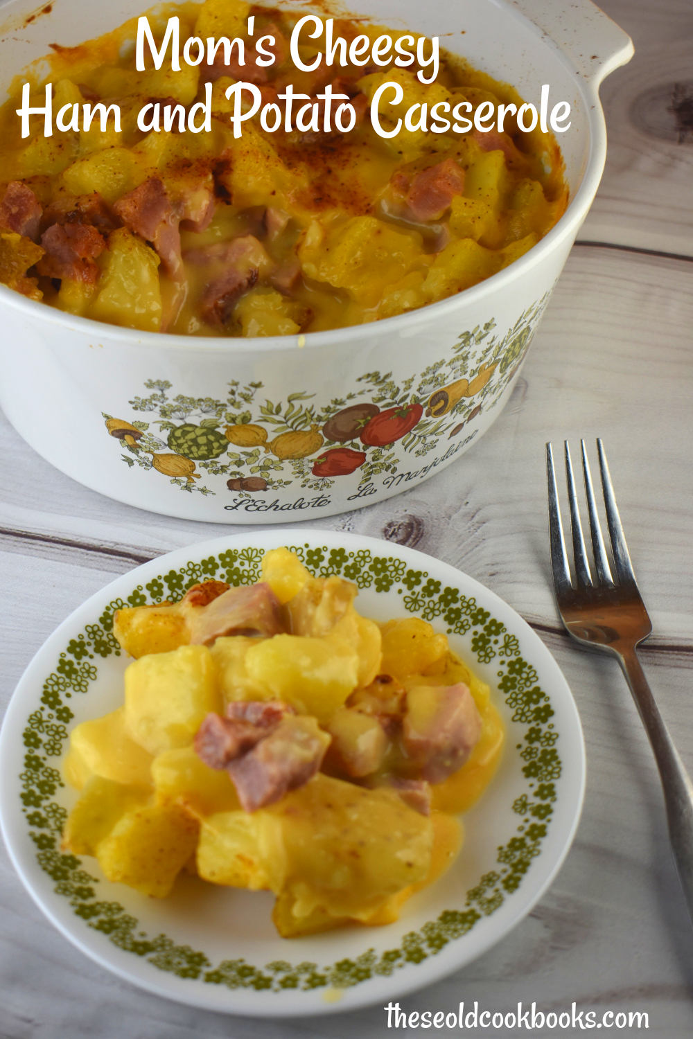 Mom's Cheesy Ham and Potato Casserole was an all-time favorite recipe at our house growing up. Mom traditionally made this with leftover ham after the holidays. This stick-to-your-ribs meal will warm you up on a cold winter day and is the perfect casserole for a new mom or sick friend.