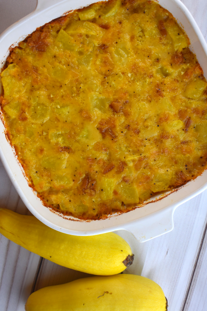 Kentucky Southern Squash Casserole is the perfect way to turn those yellow squash into a family friendly side dish. Starring butter crackers and cheese, it's the perfect combination of flavor and texture. This recipe will soon become a summer staple.