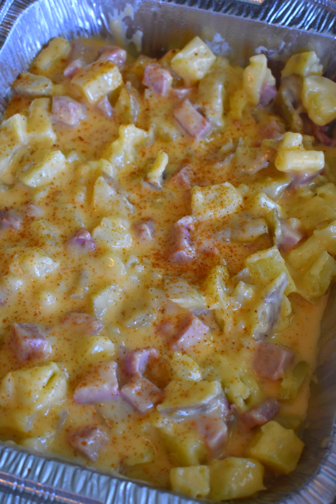 Mom's Cheesy Ham and Potato Casserole was an all-time favorite recipe at our house growing up. Mom traditionally made this with leftover ham after the holidays. This stick-to-your-ribs meal will warm you up on a cold winter day and is the perfect casserole for a new mom or sick friend.
