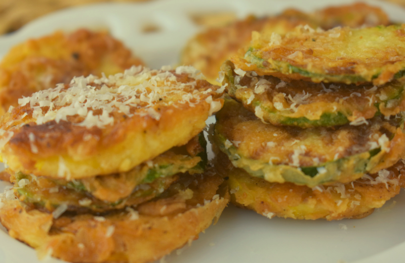 Parmesan is the ingredient that take these pan fried zucchini over the top.