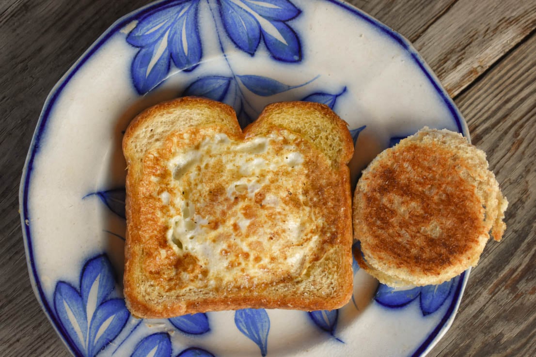 Egg in a Basket – Toad in a Hole Recipe