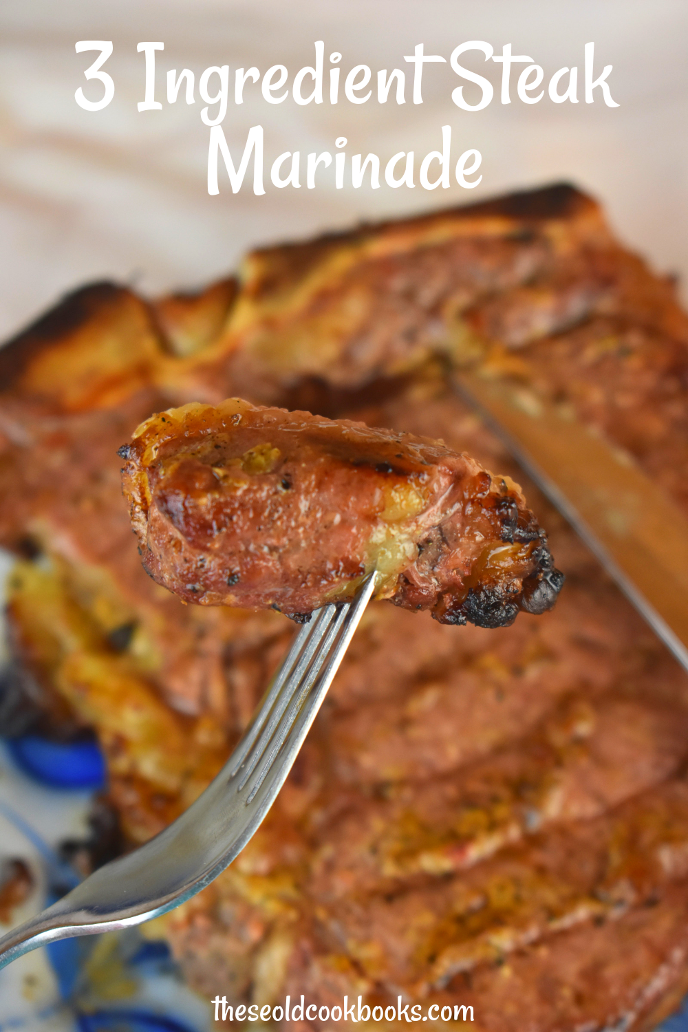 We have the easiest 3 ingredient steak marinade for you, and we are betting you already have the ingredients on hand---ground black pepper, bottled Italian dressing, and Dijon mustard. Your steak with be tender and flavorful every single time.