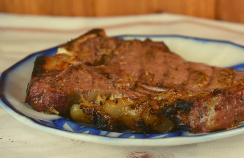 We have the easiest 3 ingredient steak marinade for you, and we are betting you already have the ingredients on hand---ground black pepper, bottled Italian dressing, and Dijon mustard. Your steak with be tender and flavorful every single time.