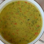 Broccoli Cheese Soup is the easy way to get kids to eat broccoli and carrots.  Full of cheese flavor, this soup will soon to become a staple on your family table.