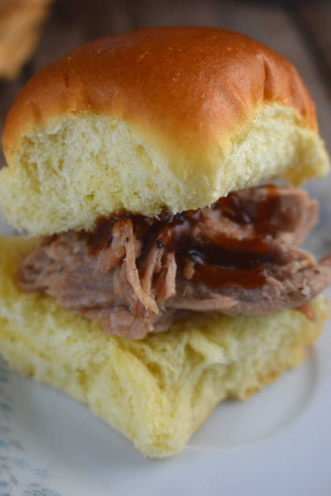 This is the easiest Oven Pulled Pork recipe ever!  The rub is made of only two ingredients---coarse salt and black pepper, and the outcome is a moist, fall off the bone pulled pork that can be eaten alone, or topped with barbecue sauce. 
