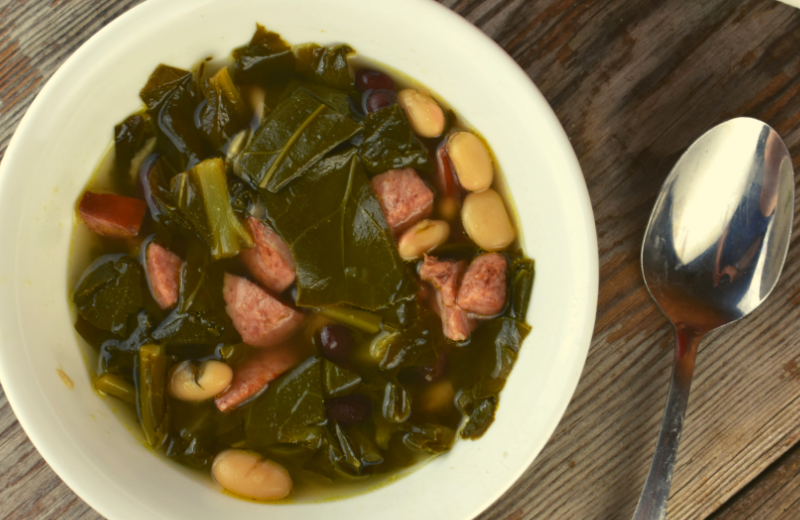 Collard Greens and Bean Soup – Easy to Make Beans and Greens