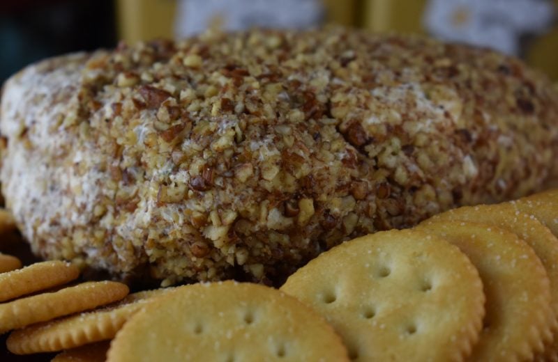 This Pineapple Cheese Ball with Pecans has a sweet pineapple flavor that goes hand in hand with the saltiness of chopped pecans. 