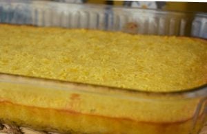 Sweet Corn Casserole is a classic side dish recipe that the entire family will love.  Jiffy Cornbread mix is the base of old fashioned creamed corn casserole, and the addition of honey takes this tasty dish from good to great.