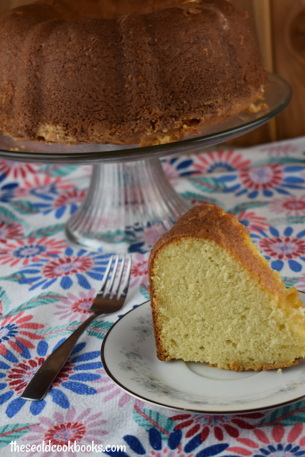 Grandma's Traditional Pound Cake is a special recipe that uses butter, margarine and Crisco for a perfectly moist and dense texture.  Amateurs and professional bakers alike will fall for this easy recipe. Serve it up for dessert or breakfast, it will be a favorite for all.