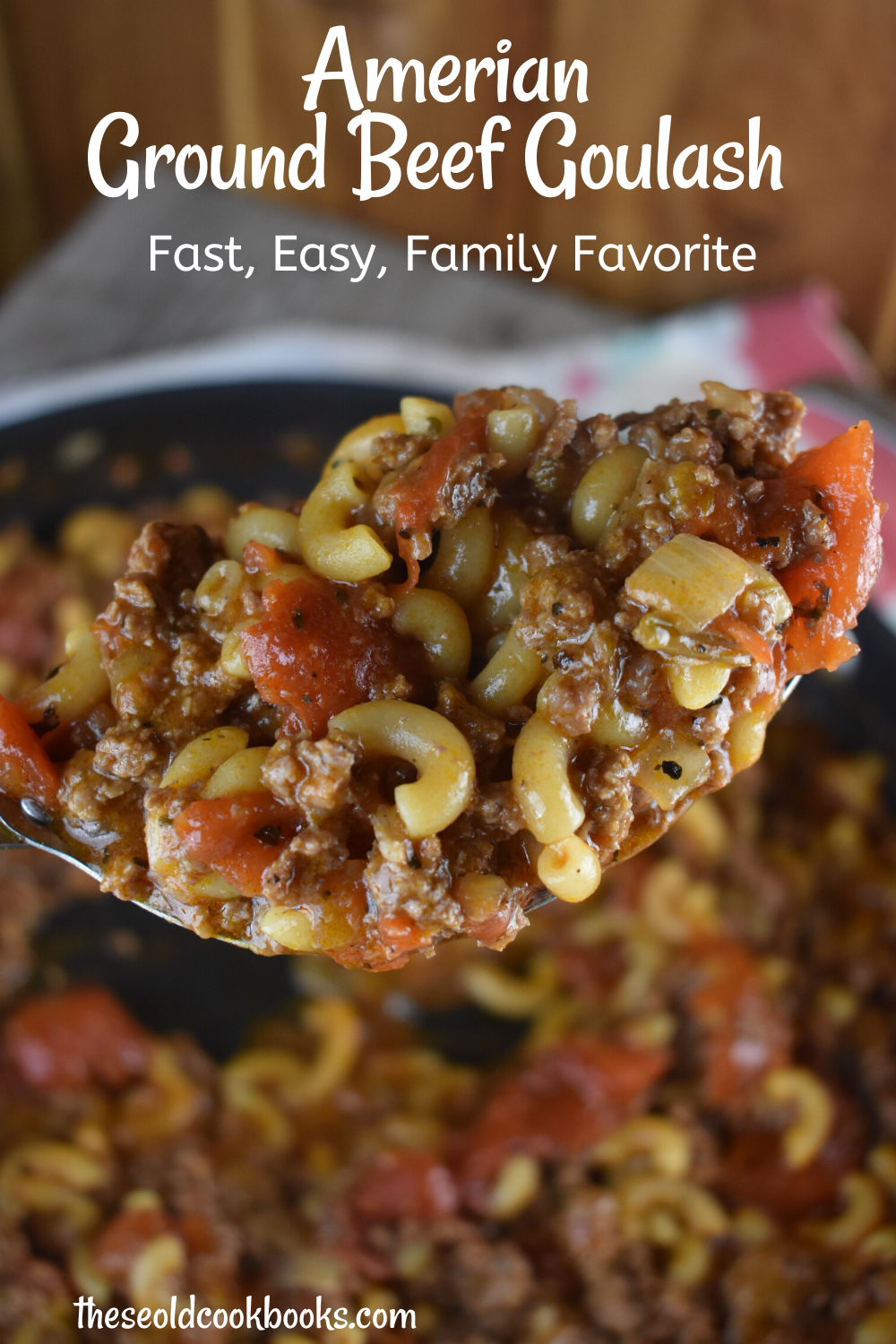 Ground Beef Goulash might be the easiest, family-pleasing meal of all time. The combination of ground beef, tomatoes, and elbow macaroni and a handful of other easy ingredients comes together to create the perfect marriage of flavors. Believe us when we say, this recipe is a keeper.