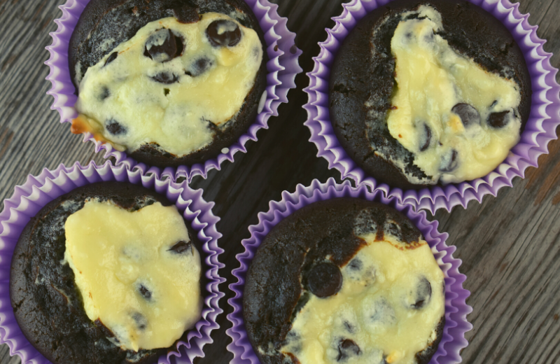 Black Bottom Cupcakes are a perfect combination of moist chocolate cake and a creamy chocolate chip cheesecake.