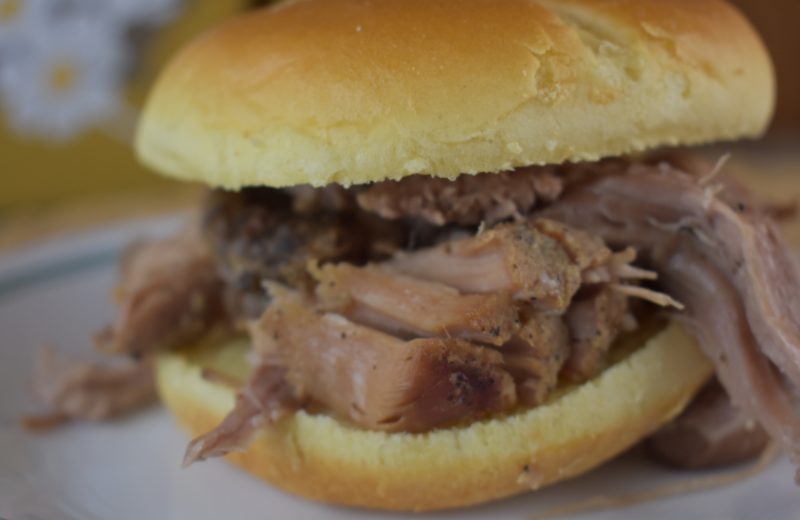 There is nothing better than a pulled pork sandwich. This crock pot pulled pork recipe doesn't include a sauce.