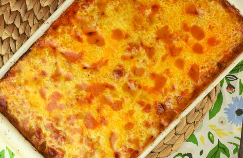 Pizza Potato Casserole is a cheesy casserole that your kids will love.  With a base of diced potatoes, it's an easy and economical dinner that can be stretched to serve a crowd.