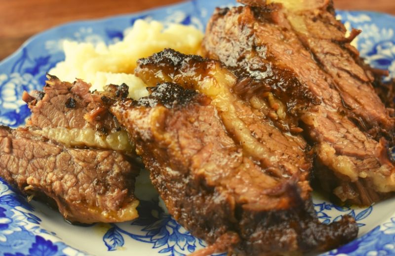 Classic Beef Brisket includes an easy brisket rub recipe and a slow cooked oven method.  The result is a juicy, tender, melt-in-your-mouth meal that you will fall in love with and continue to make time and time again. 