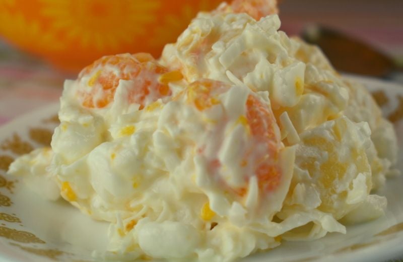 Cheap And Easy To Make Classic Ambrosia Salad