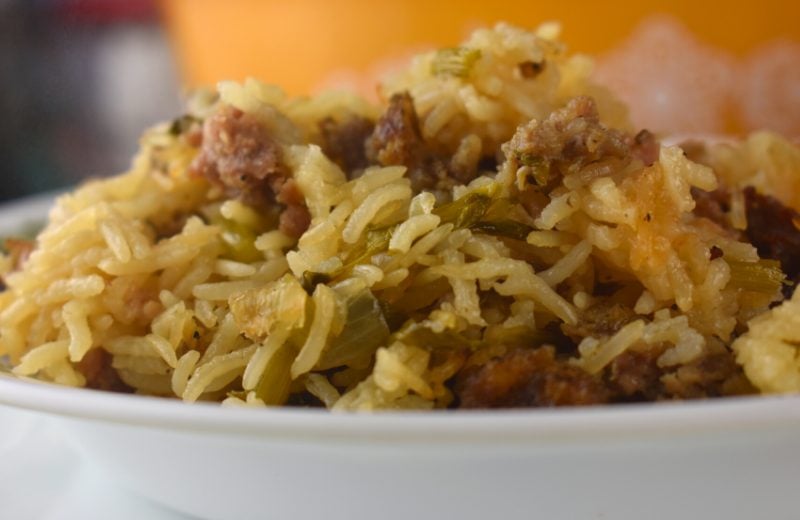 Savory Sausage Rice Casserole – An Old Fashioned Dinner Recipe
