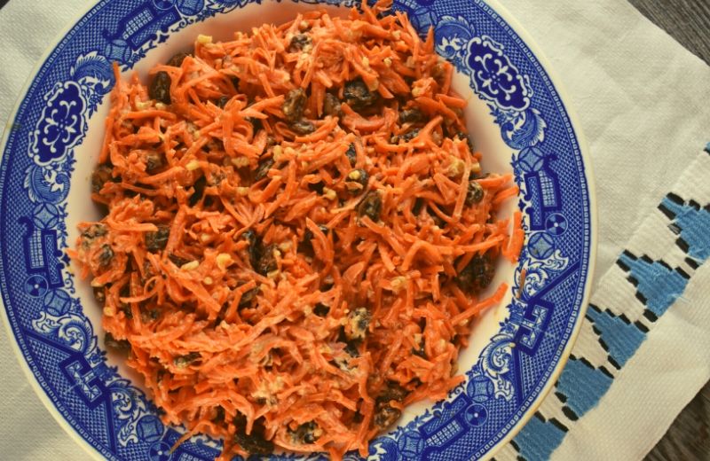 Looking for the perfect summer dish to pair with grilled steak or chicken? Carrot Raisin Salad combines sweet raisins and crunchy walnuts in a simple mayonnaise-based dressing. Make this ahead to let the flavors meld into sweet perfection. 