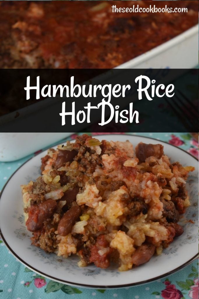 Hamburger Rice Hot Dish is a kid-friendly casserole that has simple ingredients that you probably already have on hand.