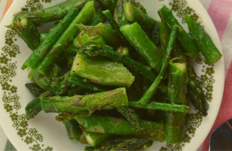 Perfect Microwave Asparagus – Microwave Asparagus with Olive Oil