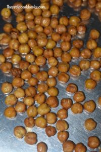 Skinny Air Fryer Chickpeas are an easy and healthy replacement for potato chips.  With the help of an air-fryer, you can transform a can of chickpeas (also known as garbanzo beans) into a quick, 3-ingredient snack.
