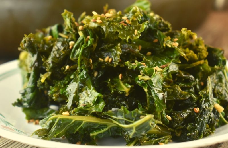 How to Saute Kale – Sautéed Sesame Kale