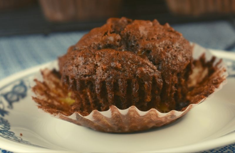 Whether you're a chocolate lover or a health nut, these Chocolate All-Bran Muffins are just for you. For those of you who are looking to eat “healthier”, note that muffins are full of mashed bananas and All-Bran cereal (for some fiber).