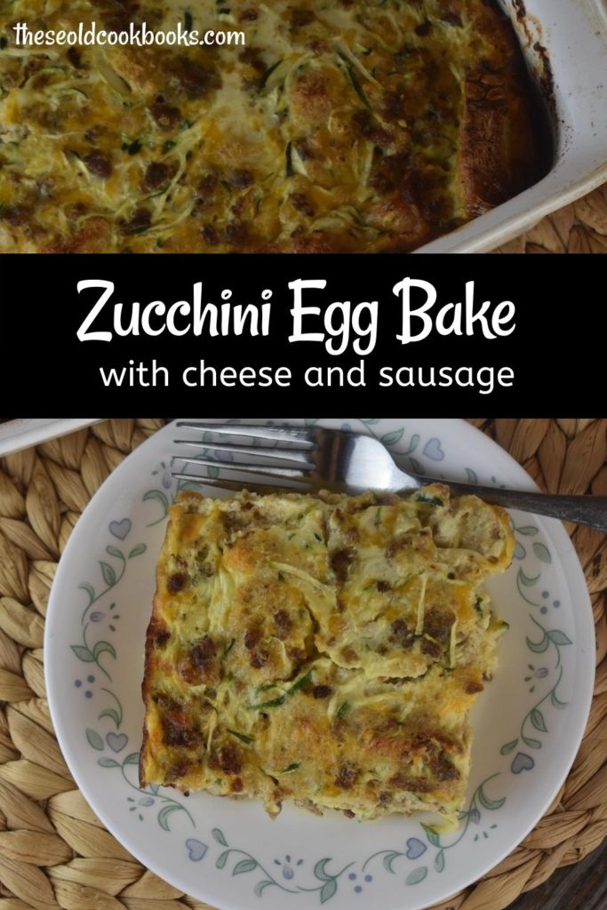 Breakfast Casserole with Zucchini Recipe - These Old Cookbooks