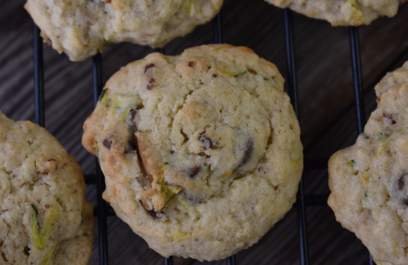 Have a bounty of zucchini? Use it up with a huge batch of Chocolate Chip Zucchini Cookies.  These soft, moist cookies are a hit with kids.