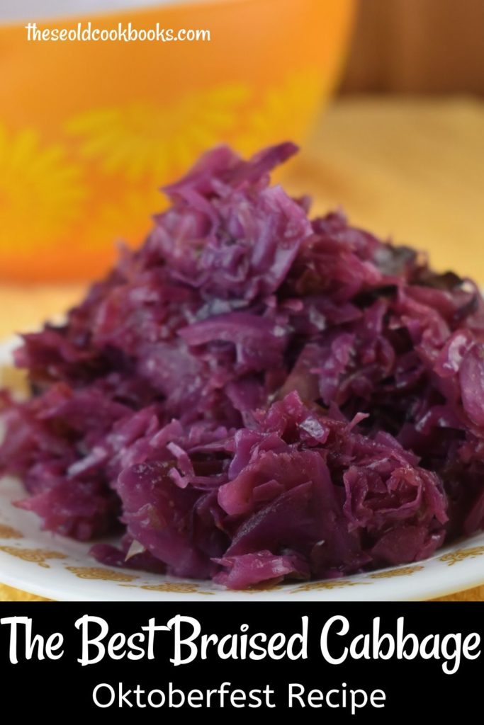 This is the best braised cabbage recipe out there with just a few simple ingredients. You can have make this Oktoberfest recipe to go with your favorite German main dishes.