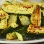 With five simple ingredients, it's easy to prepare Healthy Air Fryer Zucchini. In just 10 minutes in the air fryer, you'll have a crisp-tender zucchini side dish that pairs perfectly with almost any entrée.
