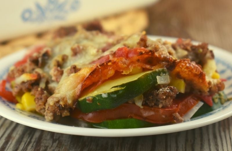How To Make A Zucchini Tomato Casserole With Ground Beef