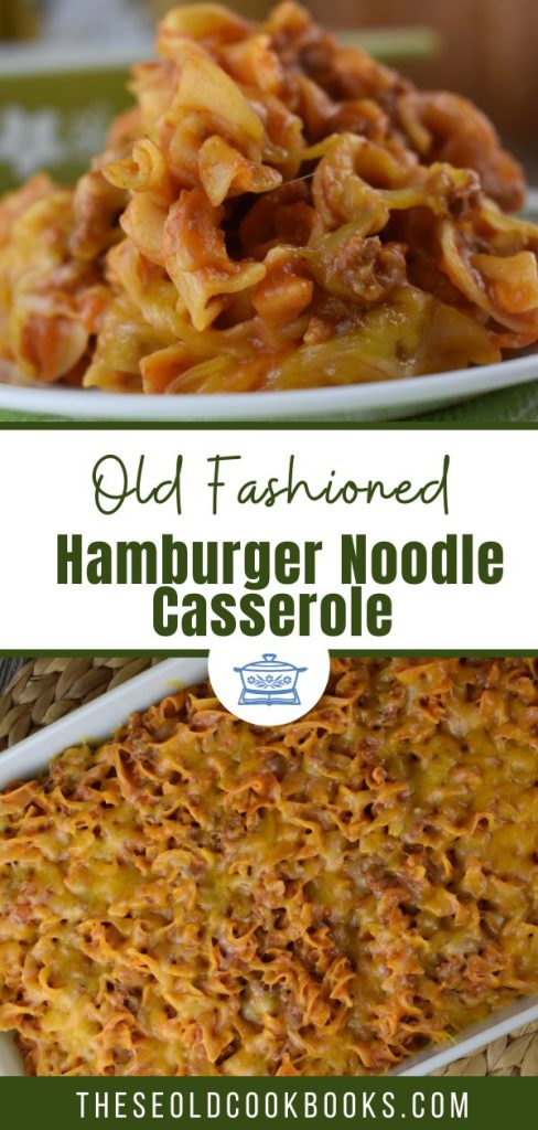 5 Ingredient Ground Beef Casserole is an old fashioned hamburger noodle casserole, loaded with beefy, cheesy goodness. 