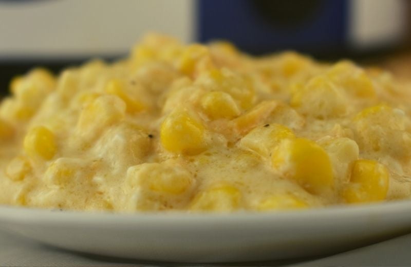 Crock Pot Cheesy Creamed Corn – Cream Cheese Corn Recipe