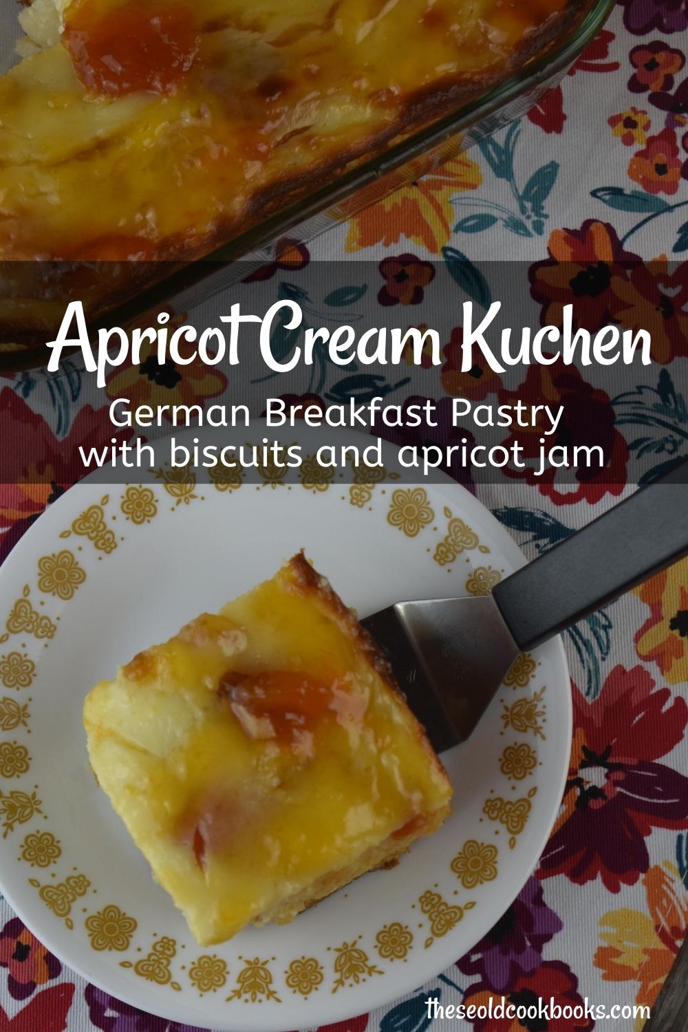 German Apricot Cream Kuchen