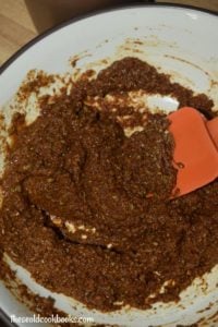 Instant Pot Authentic Beef Barbacoa is a simple, no fuss shredded beef taco recipe.  A blend of spices gets rubbed into a beef chuck, and then pressure cooked for a tender-fall apart meal that can be served in tortillas or over rice.