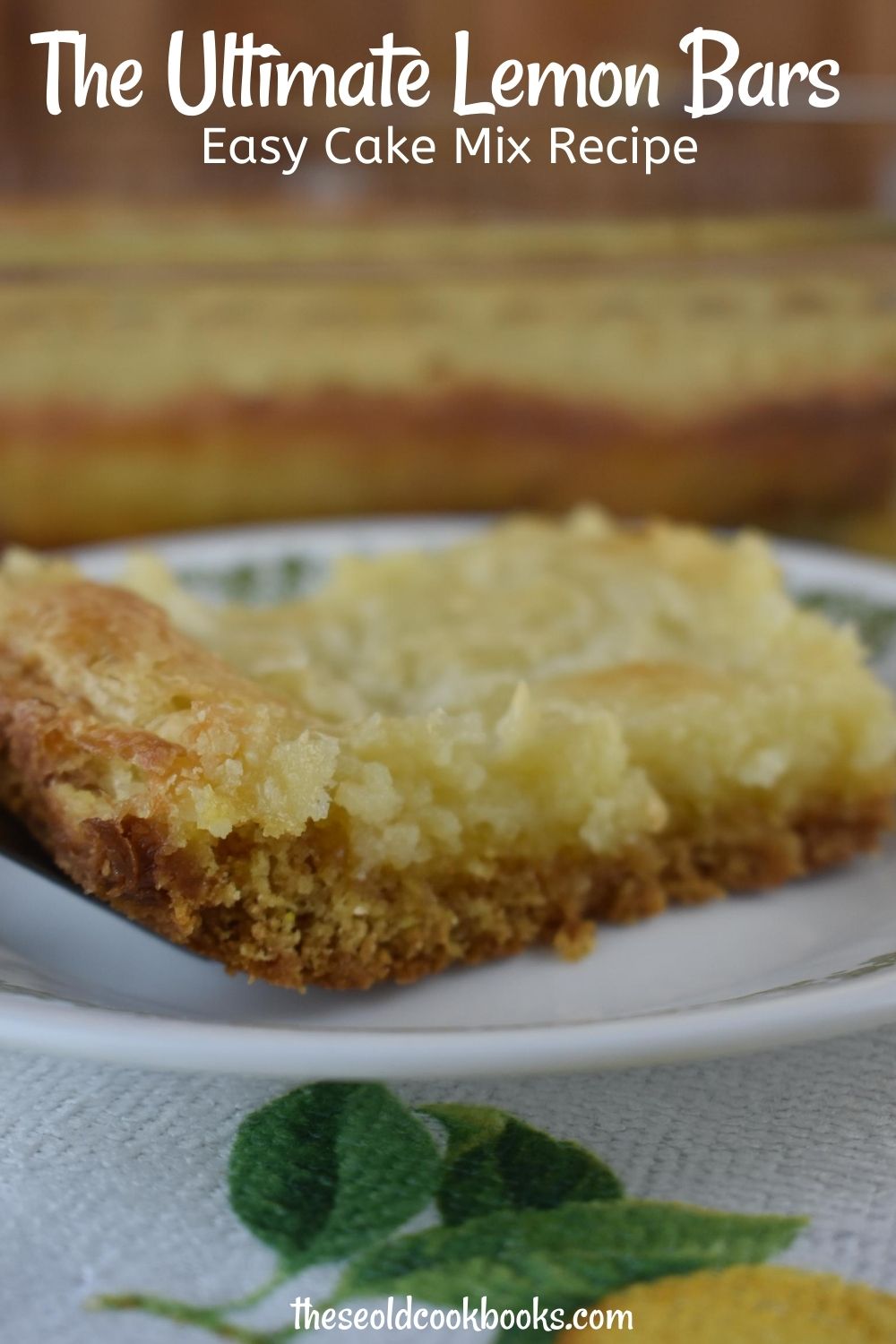 There's only six ingredients between you and a pan of Lemon Cake Mix Gooey Bars.  This rich butter cake is simple to make using a boxed cake mix base, yet the outcome is something worthy of a Grand Prize. 