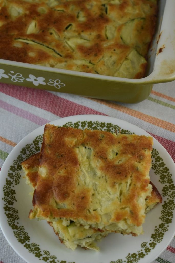 Parmesan Zucchini Squares are a cheesy herb quick bread with Bisquick and Parmesan cheese. Serve as an appetizer or a side dish for any meal. 