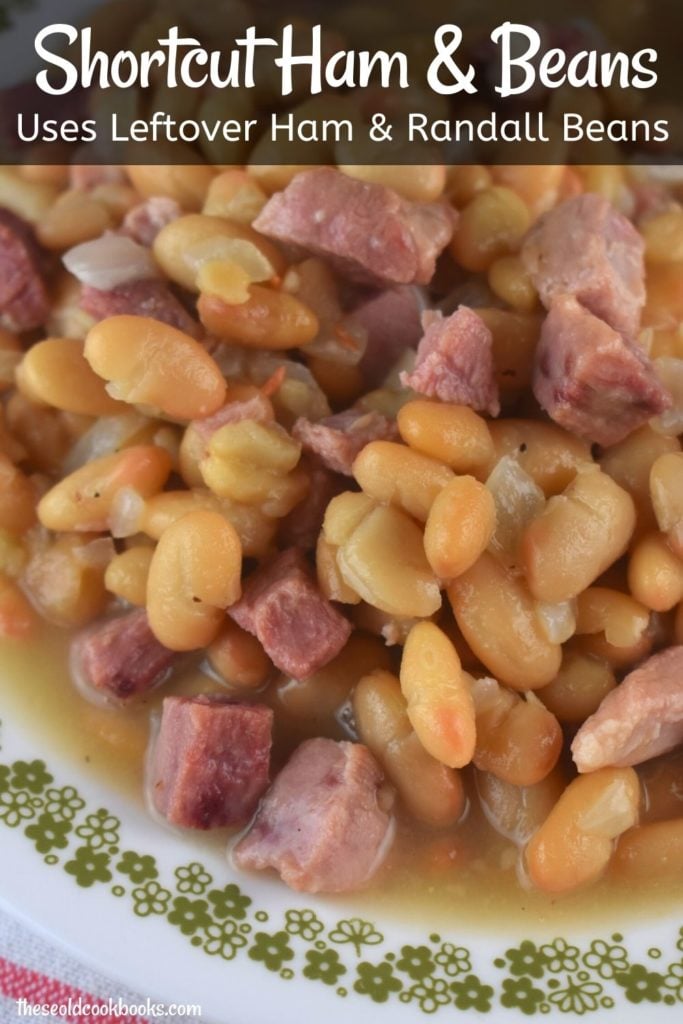 Ham and Beans with Randall Beans is a comfort food at its best. Using canned beans and leftover ham results in a quick dinner, and no one will know that it took a matter of minutes to make.