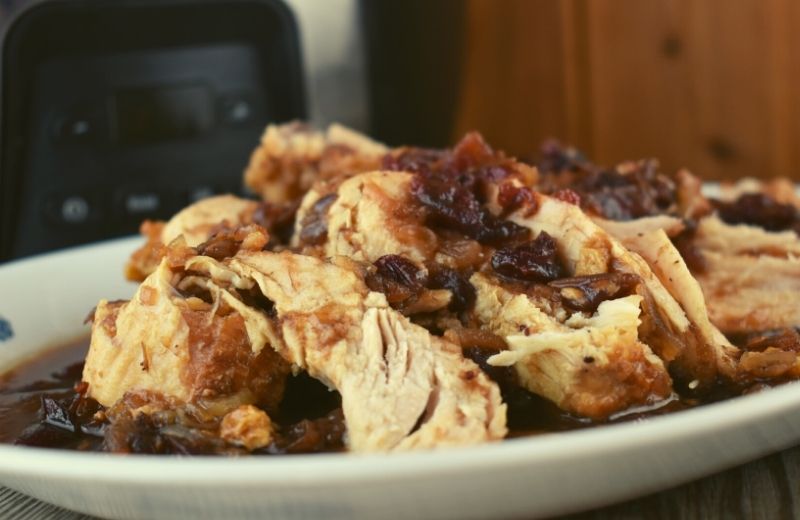This Crockpot Turkey Breast with Cranberry Sauce recipe features classic Thanksgiving flavors. Don’t wait for the holidays to try this easy, slow cooker turkey breast.