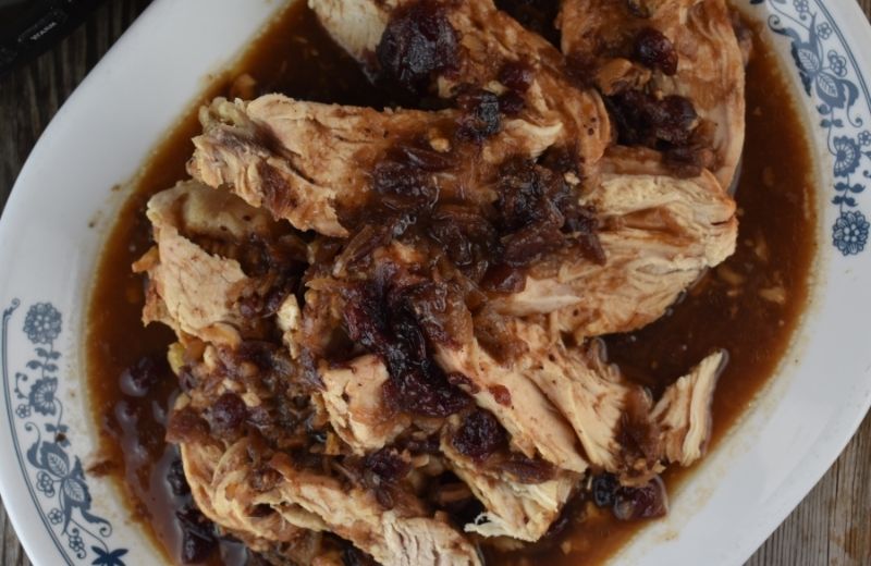 This Crockpot Turkey Breast with Cranberry Sauce recipe features classic Thanksgiving flavors. Don’t wait for the holidays to try this easy, slow cooker turkey breast.