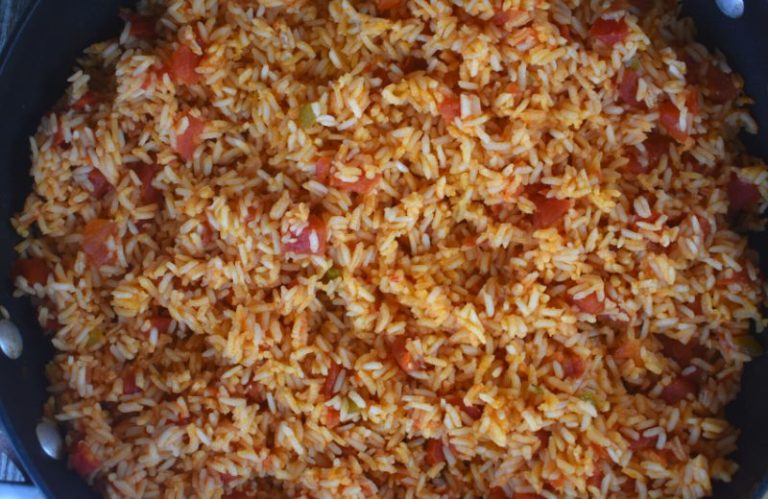 Authentic Spanish Rice Recipe with Rotel - These Old Cookbooks