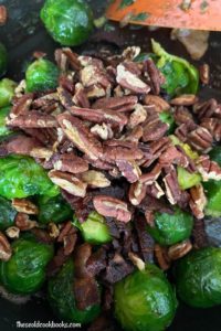 How do you get kids to eat their Brussel sprouts?  Make these Brussel sprouts with bacon and pecans!  Nutty Brussel Sprouts will change your opinion of these humble vegetables from yucky to yummy.