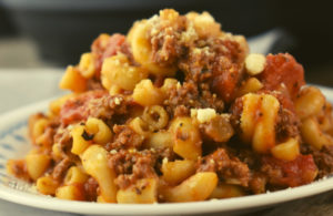 Instant Pot American Goulash (Instant Pot Chop Suey Recipe) updates our classic ground beef goulash into a quick pressure-cooker recipe.  Using hamburger and elbow macaroni, this goulash recipe is a cult favorite with kids. 