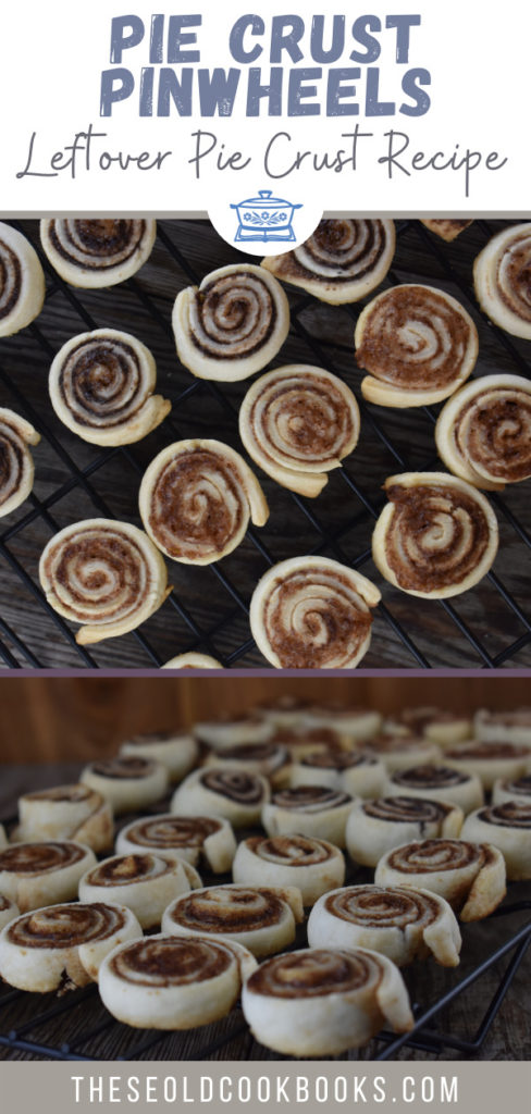 These pie crust pinwheels are a great way to use leftover pie crust. Or, go ahead and buy the rolled up pie crust from the refrigerated section for a quick cookie recipe.